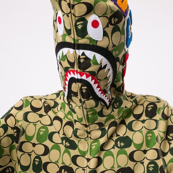 BAPE x Coach Shark Full Zip Hoodie - Picture 3 of 6